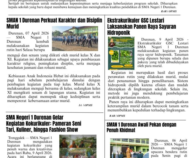 Berita Mingguan Edisi 51 (Senin, 13 April 2026)