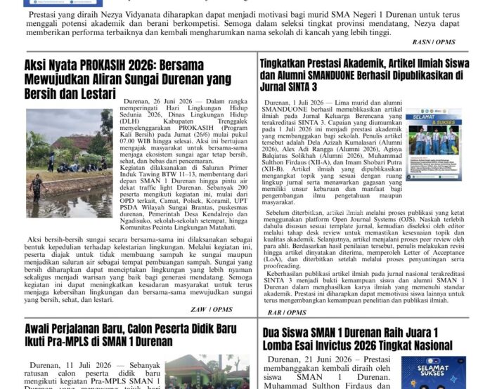 Berita Mingguan Edisi 60 (Senin, 13 Juli 2026)