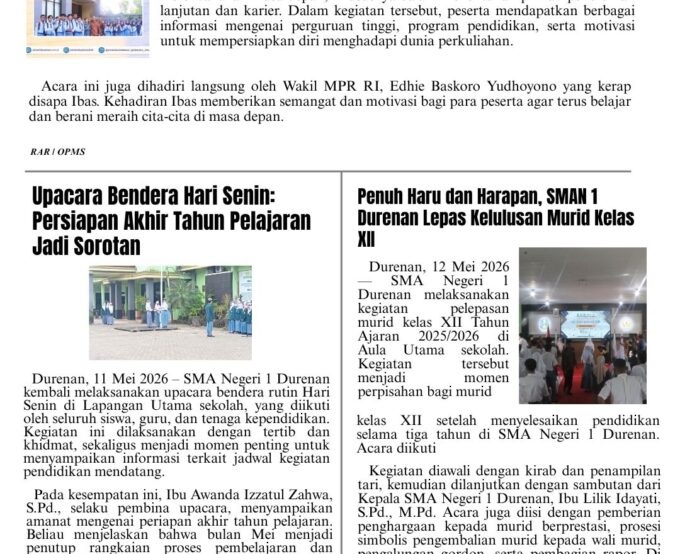 Berita Mingguan Edisi 56 (Senin, 18 Mei 2026)