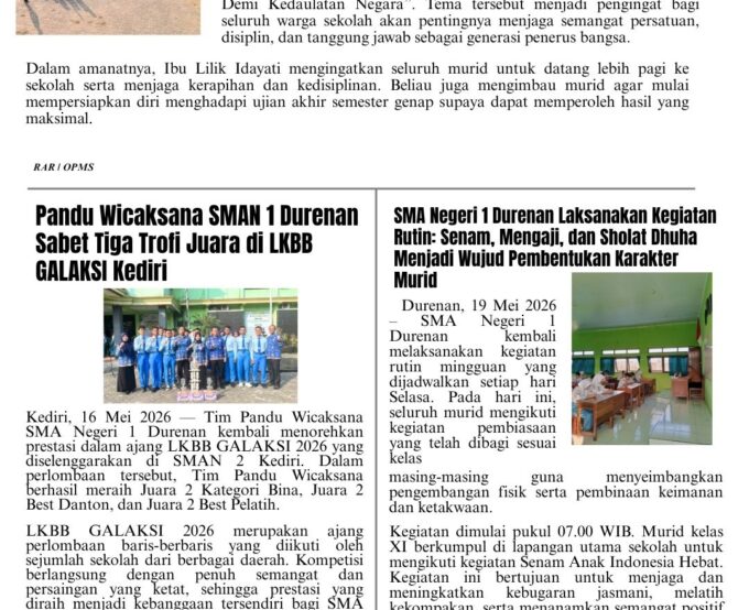 Berita Mingguan Edisi 57 (Senin, 24 Mei 2026)